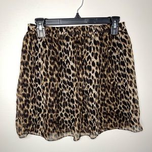 Cheetah skirt